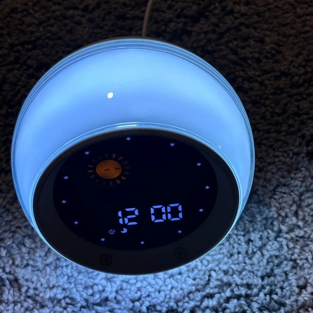 Sunrise Alarm Clock RGB Night Light Sound Machine Wake Up Lamp LED Color Changin